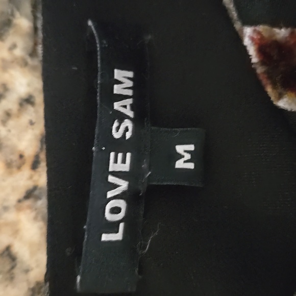 Black Floral Velvet Whimsigoth Camisole LoveSam Romantic Goth Dark Feminine Boho - Picture 6 of 9